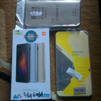 Jual Xiaomi Redmi Note 4 Gold 4G Ram 3/64Gb Free Tempered Glass & Silicone Murah