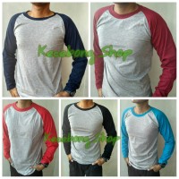 Jual Kaos Reglan / Reglan Polos / Reglan Termurah / Kaos lengan panjang Murah