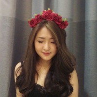Jual Bando Bunga Mawar (flower Crown) Murah