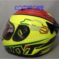 HELM KYT RC7 RC 7 #15 ITALY YTELLOW FLUO FULL FACE