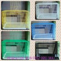 KANDANG BESI LIPAT BESAR DAYANG UNTUK KUCING/KELINCI/BURUNG/AYAM DLL
