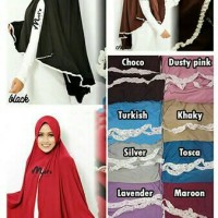 Hijab Jibab Khimar Kalila/ Kerudung Instan Kalila Jersey