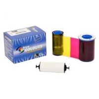 Ribbon printer kartu ID Card Zebra YMCKOK P/N: 800015-448