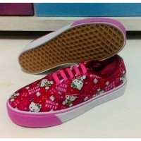 Jual VANS AUTHENTIC MULTIPOP HELLO KITTY RED FANTA SOL/SEPATU WANITA Murah
