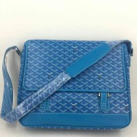 JUAL TAS GOYARD MESSENGER BLUE MIRROR QUALITY