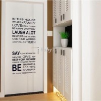 Jual WALLSTICKER/WALL STIKER-60X90-DF5206-WORDS Murah