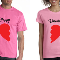 KAOS COUPLE VALENTINE / CUSTOM DESIGN / Happy (Divided) Valentine