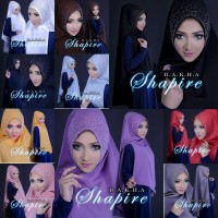 Khimar Syari' Shapire + Jilbab + Hijab + Kerudung Instant + Syar'i