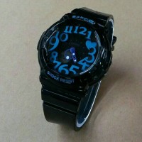 Jam Tangan Wanita Baby g Sherina Duotime Black Blue Kw Super