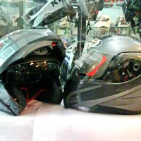 Helm KYT RRX Solid Modular Visor Flip up Fullface Original