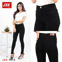 Jual Celana HIGH WAIST SKINNY JEANS Celana Panjang Denim Wanita 1910 Murah