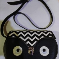 Jual Tas owl slempang hitam murah Murah