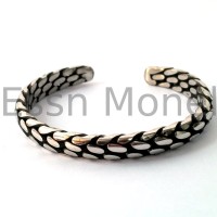 Jual Gelang Bulat Model Anyaman Sisik Anti Karat Murah