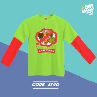 TSHIRT ANAK AMMAR KIDS AT 40 SIZE XL-XXL / 9-12 TAHUN KAOS ANAK MUSLIM