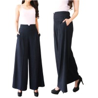 Jual Celana Kulot Denim Posey / Celana Panjang / Long Pants / Bawahan Murah