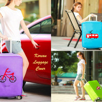 Jual Korean Luggage Cover (Cover pelindung koper dari kotor atau lecet) Murah