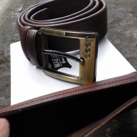Ikat Pinggang Jeep Resleting JP01,Sabuk Kulit Asli