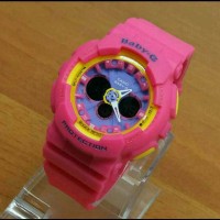 JAM TANGAN WANITA CASIO BABY-G BA-120 PINK FANTA KW SUPER