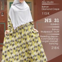nibras gamis ns 31 kuning