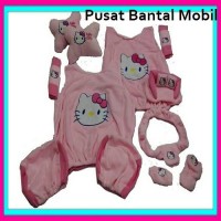 Bantal Mobil Set hello kitty 8 in 1 full sarung jok s Lucu UNIK Karak
