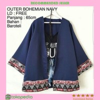 Jual Blouse Baju Muslim Atasan Blazer Cardy Outer Bohemian Atasan Wanita Murah