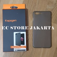 Original Spigen Air Skin Casing iPhone 8 Plus Iphone 7 Plus - Black