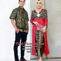 Jual Batik Couple Gamis Sarimbit Princess Aura Kasih Termurah Best Seller Murah