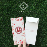 Jual Amplop angpao uang nikah / wedding envelope salem / peach Murah