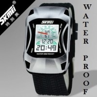 Jam Tangan Mobil Ferari LED Watch Anak ORI SKMEI Waterproof Anti Air