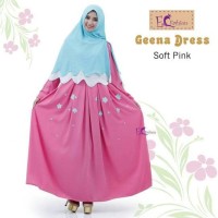 Gamis Geena Dress by Emma Queen soft wollycrepe best seller