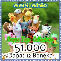 Jual Boneka Jari Tangan Shio binatang hewan Animal zodiac finger puppet toy Murah