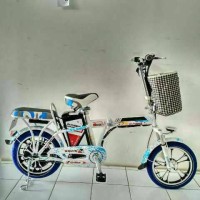 SEPEDA listrik Lipat type saturnus TERBARU bisa bayar di tempat