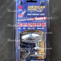 AMERICAN SECURE Gembok Rem Cakram Motor / Disc Brake Lock Tool Amtool