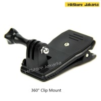 Jual 360 Clip Mount Aksesoris GoPro Xiaomi YI SJCAM Brica BPro Kogan Murah