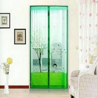 Jual Tirai Pintu Magnet Anti Nyamuk/ magnetic curtain magic mesh Grosir Murah