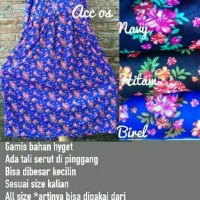Gamis Hyget Motif Bunga / Gamis Murah