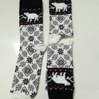 Jual Kaos Kaki Dewasa Motif Lucu edisi Natal sampai Betis murah Murah