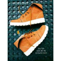 Sepatu boots boot wanita cewek kulit terbaru 2017 murah trend branded