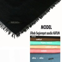 Jual Jilbab Segiempat Polos Rawis Polos Murah