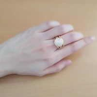 Cincin Frank & Co Size 6 USA Lapis Emas 18 Karat