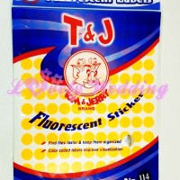 Jual STICKER STIKER LABEL BULAT 114 TOM & JERRY 1 WARNA UNTUK KERTAS ANGPAO Murah