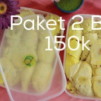 Jual paket 2 box durian kupas Murah