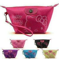Jual (HK) TAS KOSMETIK HELLO KITTY / POUCH DOMPET BORDIR Murah