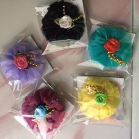 Jual Bros Bunga Cantik Souvenir Pernikahan free kemas & Nama d Kartu Ucapan Murah
