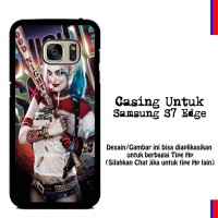 Case Samsung S7 Edge suicide squad harley quinn margot robbie Custom H