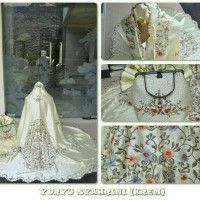 Jual mukena dewasa satin yoryu Syahrini (tas behel) Murah