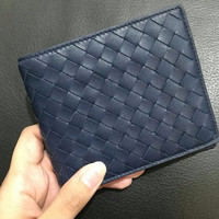 JUAL DOMPET BOTTEGA VENETA NAVY BLUE ORIGINAL ASLI PRIA WANITA ORIGINA