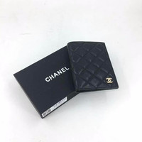 JUAL DOMPET CHANEL PASSPORT HOLDER MIRROR QUALITY PRIA WANITA ORIGINAL