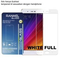 Ranmel Screen Protector/ Vivo V5 / Full White Tempered Glass