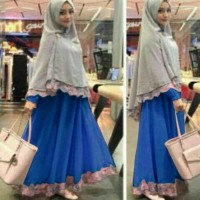Baju pakaian Wanita Muslim Fashion Syari Bergo Safira Benhur
